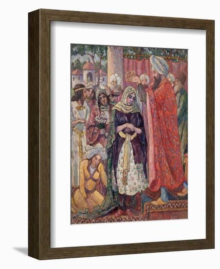 The Crowning of Esther. 1929-Lucien Pissarro-Framed Giclee Print