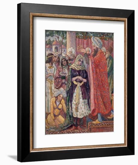 The Crowning of Esther. 1929-Lucien Pissarro-Framed Giclee Print