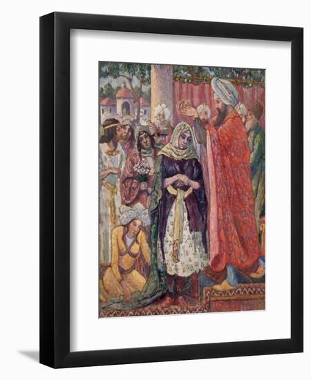 The Crowning of Esther. 1929-Lucien Pissarro-Framed Giclee Print