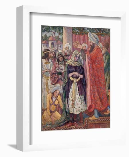 The Crowning of Esther. 1929-Lucien Pissarro-Framed Giclee Print