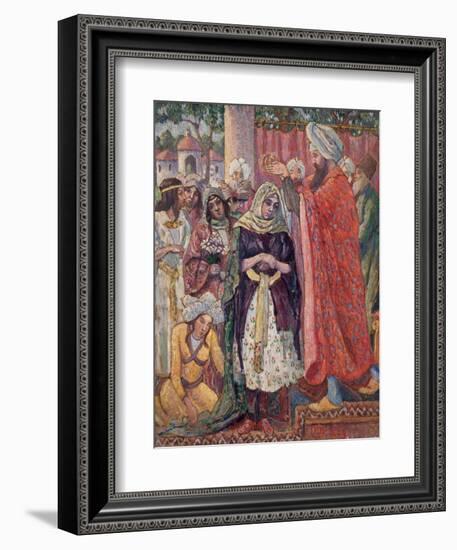 The Crowning of Esther. 1929-Lucien Pissarro-Framed Giclee Print