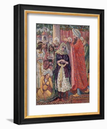 The Crowning of Esther. 1929-Lucien Pissarro-Framed Giclee Print