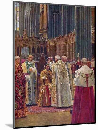 'The Crowning of the King', 1937-Unknown-Mounted Giclee Print