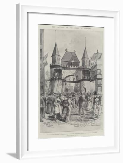 The Crowning of the Queen of Holland-Melton Prior-Framed Giclee Print