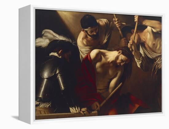 The Crowning with Thorns-Caravaggio-Framed Premier Image Canvas