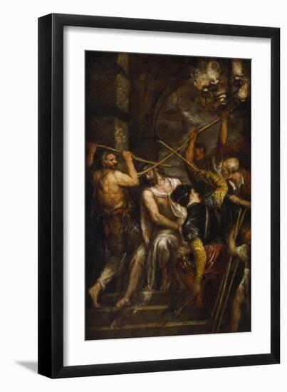 The Crowning with Thorns-Titian (Tiziano Vecelli)-Framed Giclee Print