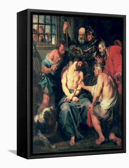 The Crowning with Thorns-Sir Anthony Van Dyck-Framed Premier Image Canvas