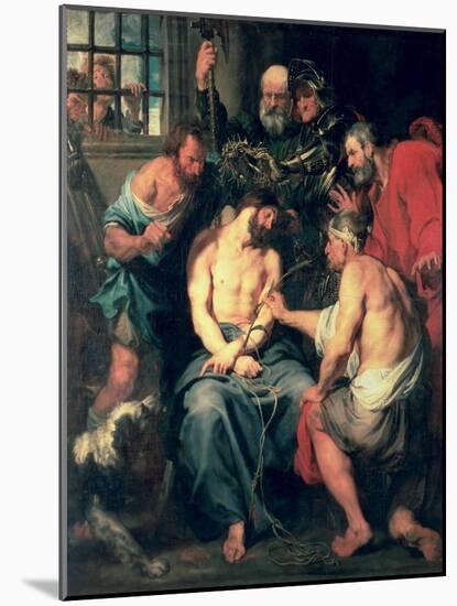 The Crowning with Thorns-Sir Anthony Van Dyck-Mounted Giclee Print