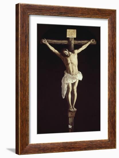 The Crucified Christ-Francisco de Zurbarán-Framed Giclee Print