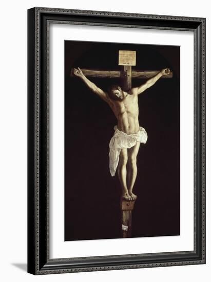 The Crucified Christ-Francisco de Zurbarán-Framed Giclee Print