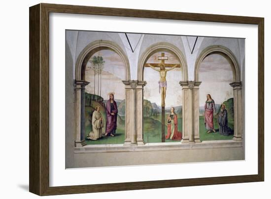 The Crucifixion, 1494-96-Pietro Perugino-Framed Giclee Print