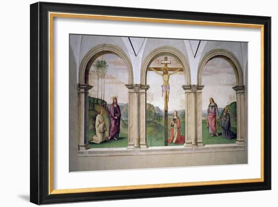 The Crucifixion, 1494-96-Pietro Perugino-Framed Giclee Print