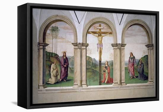 The Crucifixion, 1494-96-Pietro Perugino-Framed Premier Image Canvas