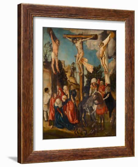 The Crucifixion, 1501-Lucas Cranach the Elder-Framed Giclee Print