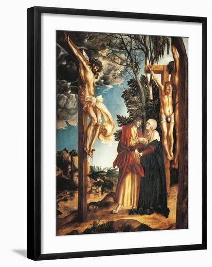 The Crucifixion, 1503-Lucas Cranach the Elder-Framed Giclee Print