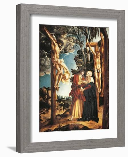 The Crucifixion, 1503-Lucas Cranach the Elder-Framed Giclee Print