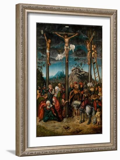 The Crucifixion, 1506-1520-Lucas Cranach the Elder-Framed Giclee Print