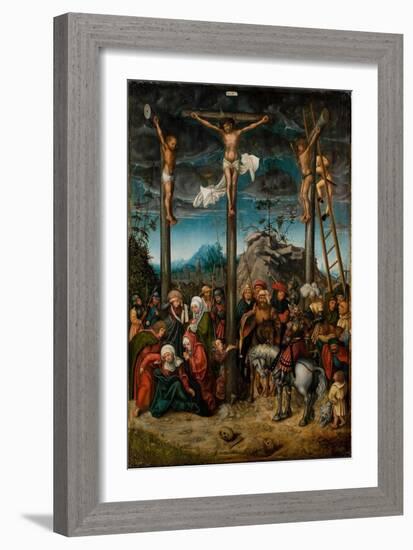 The Crucifixion, 1506-1520-Lucas Cranach the Elder-Framed Giclee Print