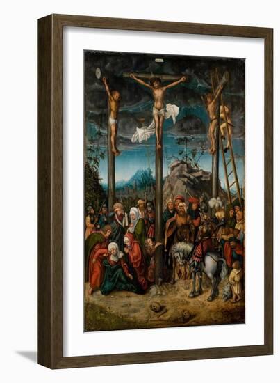 The Crucifixion, 1506-1520-Lucas Cranach the Elder-Framed Giclee Print