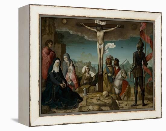 The Crucifixion, 1509-Juan de Flandes-Framed Premier Image Canvas