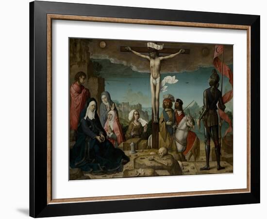 The Crucifixion, 1509-Juan de Flandes-Framed Giclee Print