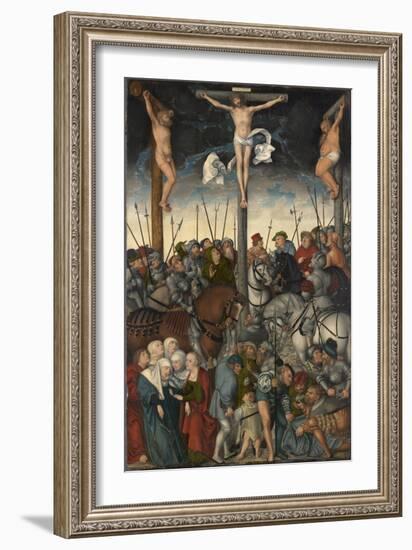 The Crucifixion, 1538-Lucas Cranach the Elder-Framed Giclee Print