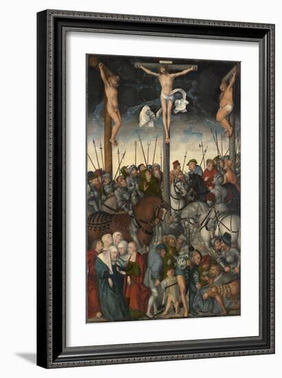 The Crucifixion, 1538-Lucas Cranach the Elder-Framed Giclee Print