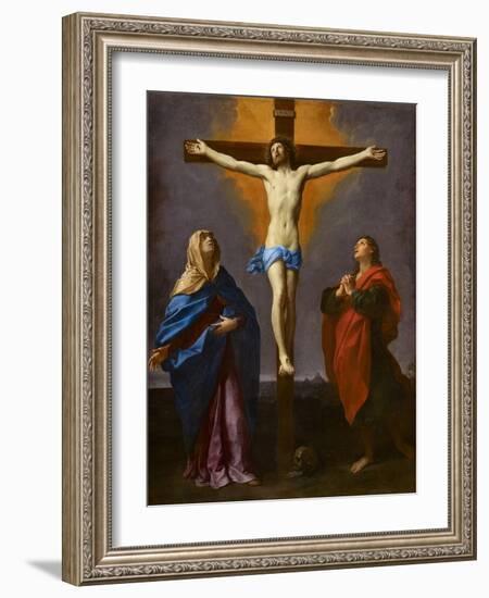 The Crucifixion, 1625-26 (Oil on Canvas)-Guido Reni-Framed Giclee Print