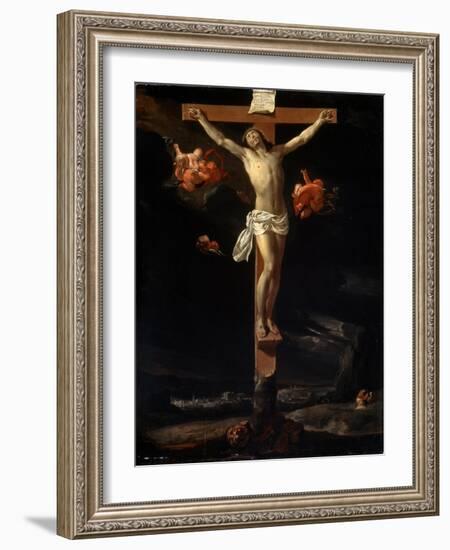 The Crucifixion, 1637-Charles Le Brun-Framed Giclee Print