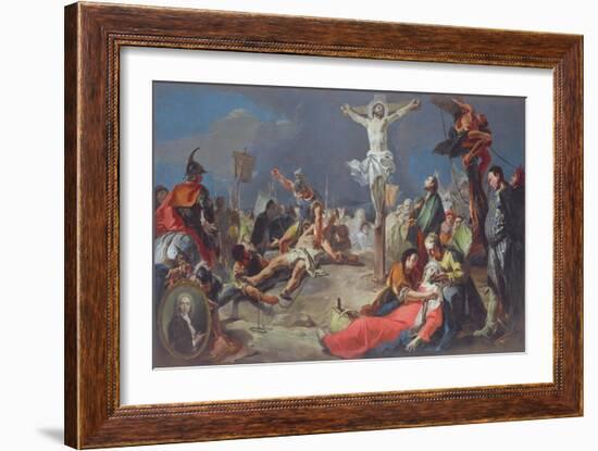 The Crucifixion, 1724-25-Giovanni Battista Tiepolo-Framed Giclee Print