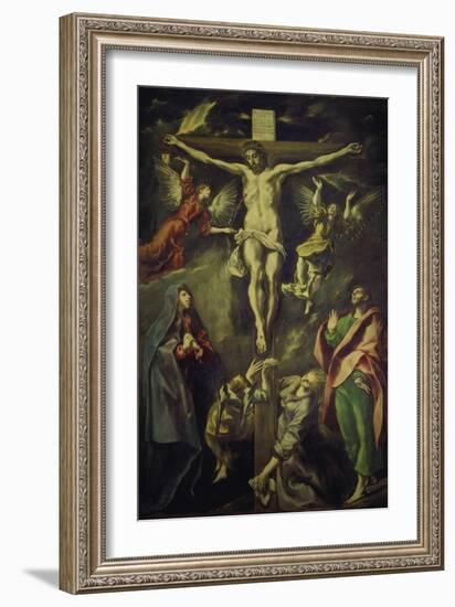 The Crucifixion. after 1590-El Greco-Framed Giclee Print