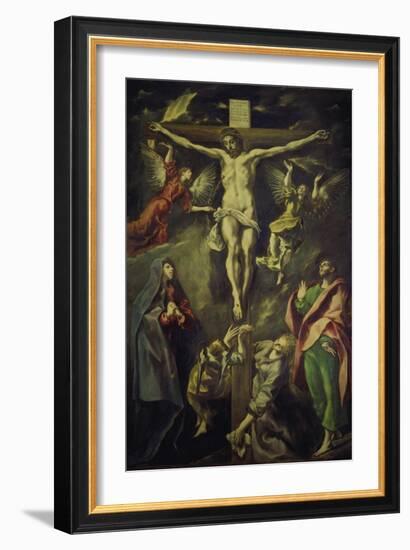 The Crucifixion. after 1590-El Greco-Framed Giclee Print