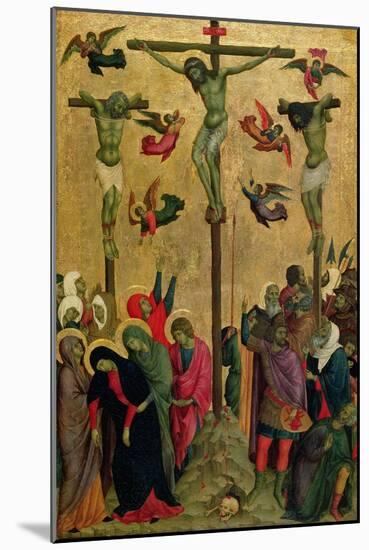 The Crucifixion, C.1315-30-Duccio di Buoninsegna-Mounted Giclee Print