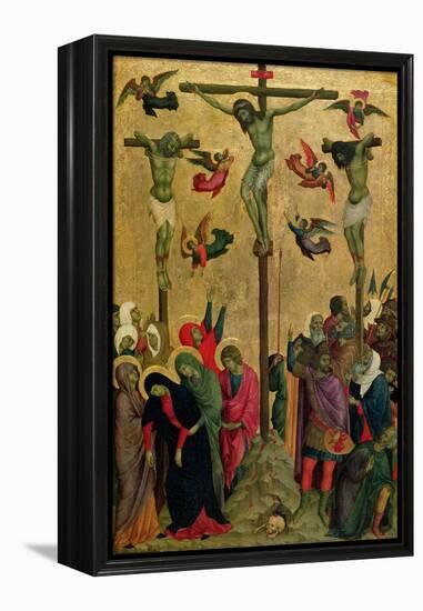 The Crucifixion, C.1315-30-Duccio di Buoninsegna-Framed Premier Image Canvas