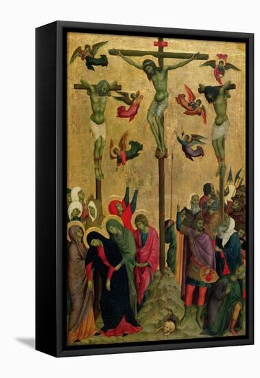 The Crucifixion, C.1315-30-Duccio di Buoninsegna-Framed Premier Image Canvas