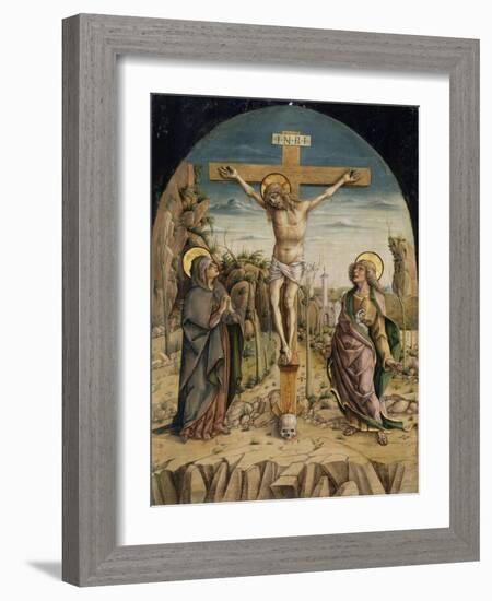 The Crucifixion, C.1487-Carlo Crivelli-Framed Giclee Print