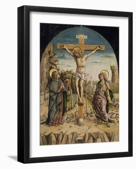 The Crucifixion, C.1487-Carlo Crivelli-Framed Giclee Print