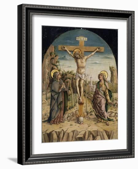 The Crucifixion, C.1487-Carlo Crivelli-Framed Giclee Print
