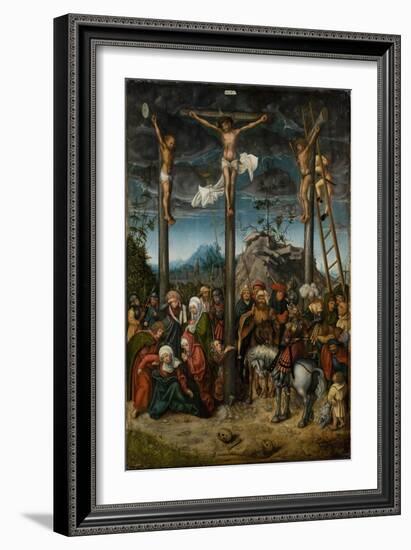 The Crucifixion, C. 1506-1520-Lucas Cranach the Elder-Framed Giclee Print