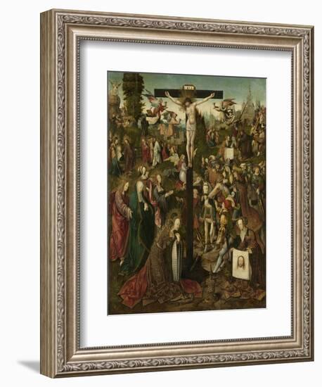 The Crucifixion, C.1507-C.1510-Jacob Cornelisz van Oostsanen-Framed Giclee Print