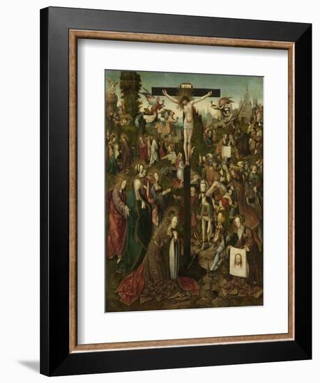 The Crucifixion, C.1507-C.1510-Jacob Cornelisz van Oostsanen-Framed Giclee Print