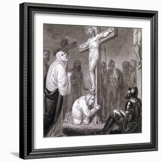 The Crucifixion, C1810-C1844-Henry Corbould-Framed Giclee Print