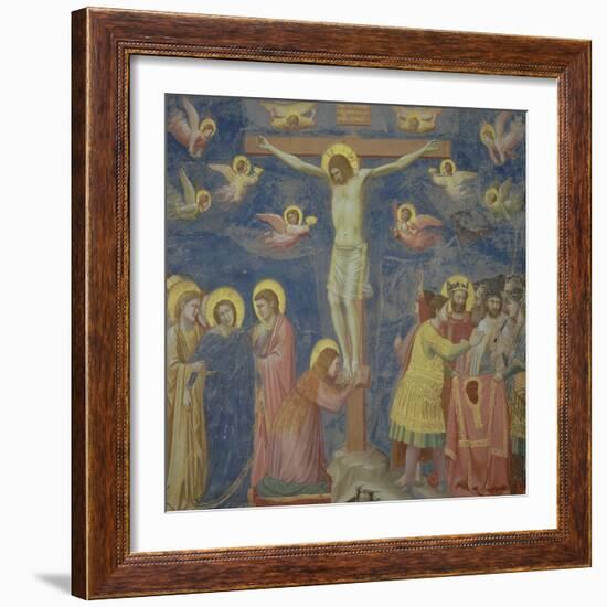 The Crucifixion, circa 1305-Giotto di Bondone-Framed Giclee Print