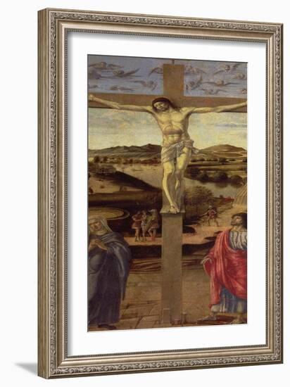 The Crucifixion, circa 1455-Gentile Bellini-Framed Giclee Print