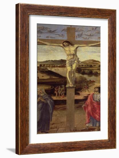 The Crucifixion, circa 1455-Gentile Bellini-Framed Giclee Print