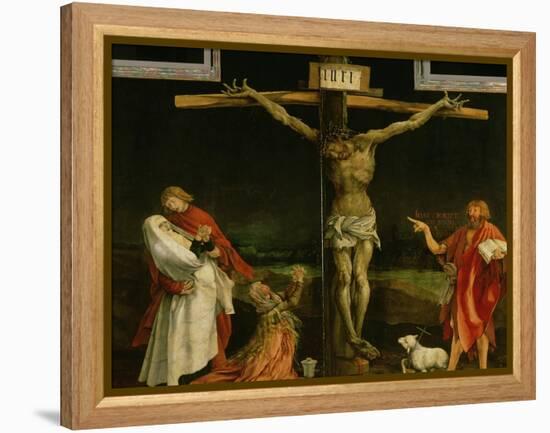 The Crucifixion, from the Isenheim Altarpiece, circa 1512-15-Matthias Grünewald-Framed Premier Image Canvas