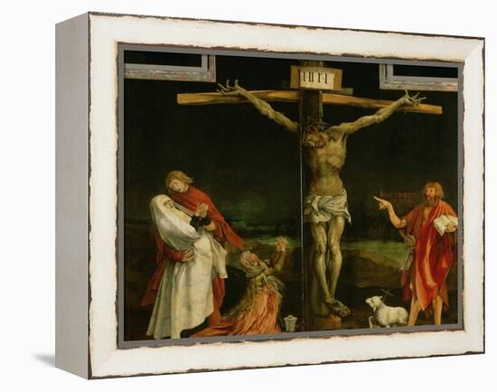 The Crucifixion, from the Isenheim Altarpiece, circa 1512-15-Matthias Grünewald-Framed Premier Image Canvas