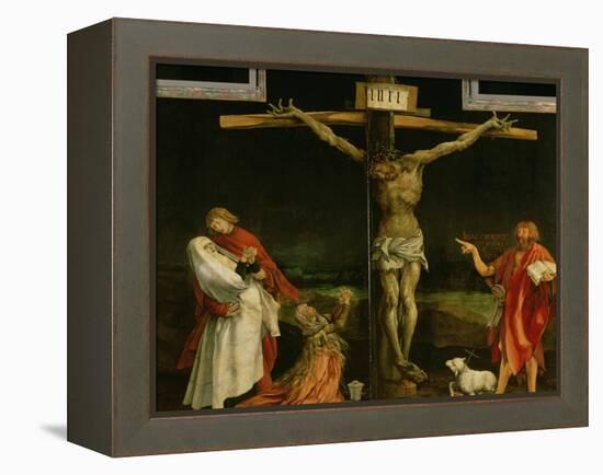 The Crucifixion, from the Isenheim Altarpiece, circa 1512-15-Matthias Grünewald-Framed Premier Image Canvas