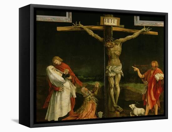 The Crucifixion, from the Isenheim Altarpiece, circa 1512-15-Matthias Grünewald-Framed Premier Image Canvas