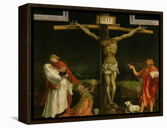 The Crucifixion, from the Isenheim Altarpiece, circa 1512-15-Matthias Grünewald-Framed Premier Image Canvas